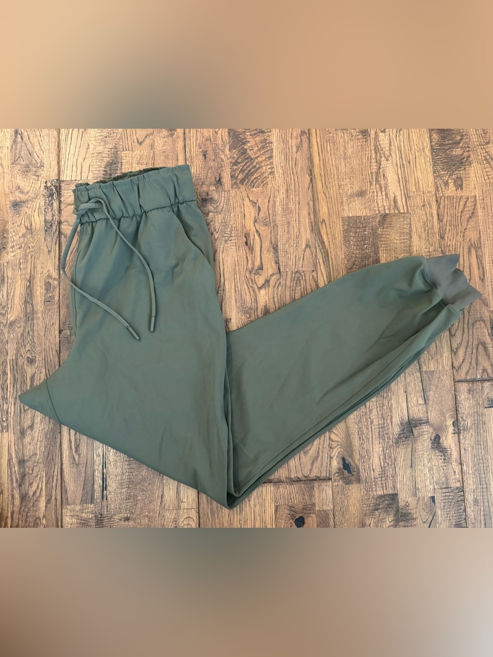 Lululemon Stretch High Rise Jogger Olive Green Women's Size 6 W5DQDS EE